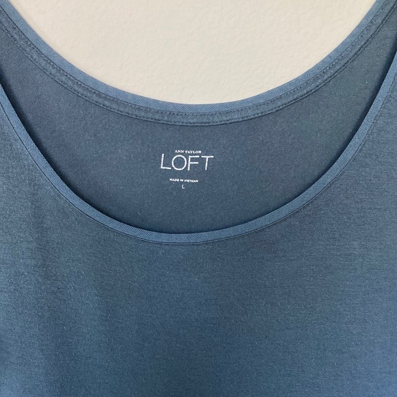LOFT Slate Blue Tank - Picture 2 of 4